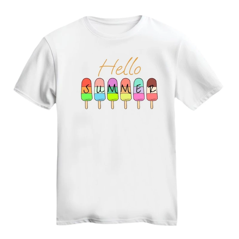 تی شرت آستین کوتاه زنانه مدل تابستون