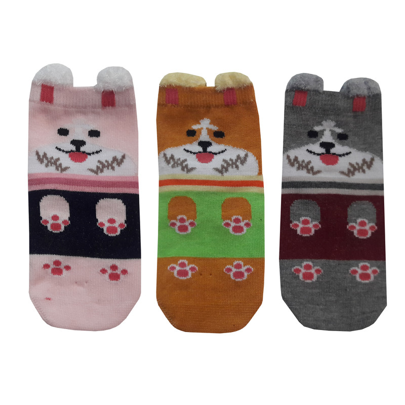 جوراب بچگانه مدل Ki 45 مجموعه ۳ عددی