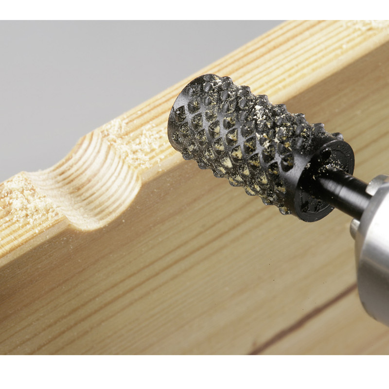 مته چوب ساب سردریلی مدل استوانه ای نوک تخت کد 05 قطر ساقه 6.2 میلی متر