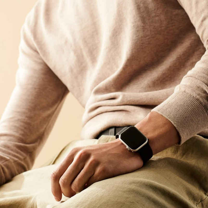 ساعت هوشمند 46 میلی متر واچ‌ایکس مدل strap با بند سیلیکونی