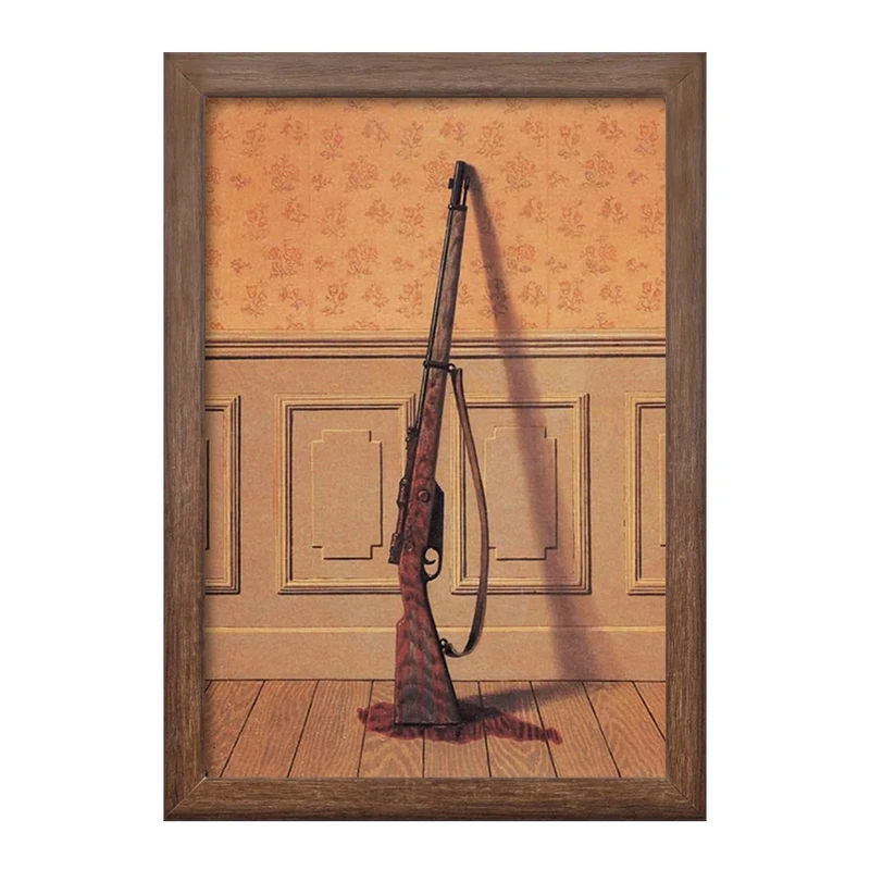 تابلو خندالو طرح نقاشی بازمانده اثر رنه ماگریت کد F12444