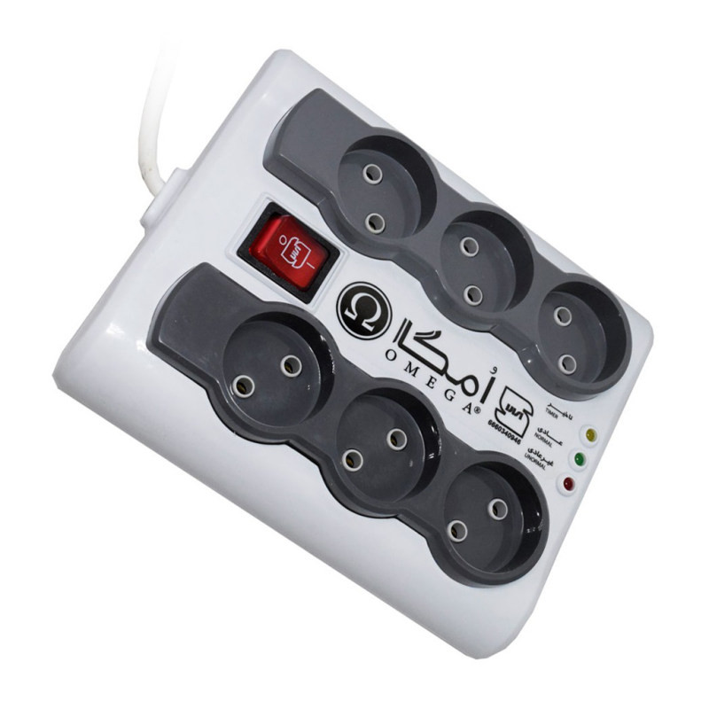 محافظ ولتاژ امگا مدل 6 خانه کلید دار P6000