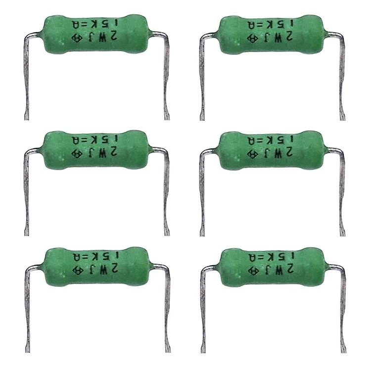 مقاومت 15 کیلو اهم 2 وات مدل TCR-1502 بسته 6 عددی