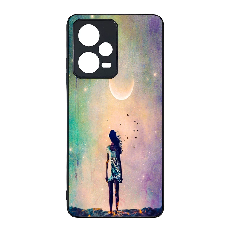 کاور طرح دختر مناسب برای گوشی موبایل شیائومی redmi note 12 pro 5g