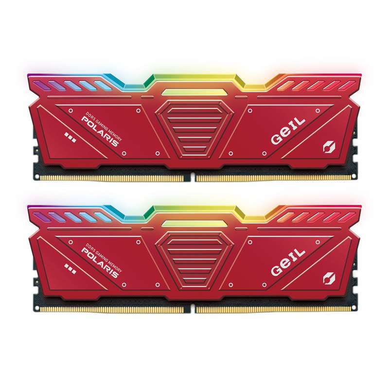 رم دسکتاپ DDR5 دو کاناله 5200 مگاهرتز CL34 گیل مدل POLARIS RGB ظرفیت 32 گیگابایت