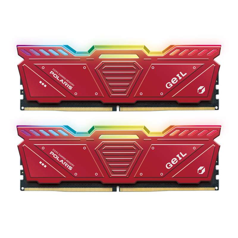 رم دسکتاپ DDR5 دو کاناله 5200 مگاهرتز CL34 گیل مدل POLARIS RGB ظرفیت 32 گیگابایت