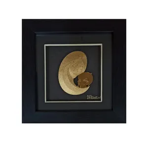 تابلو طلاکوب طرح مادر و فرزند کد 12x12