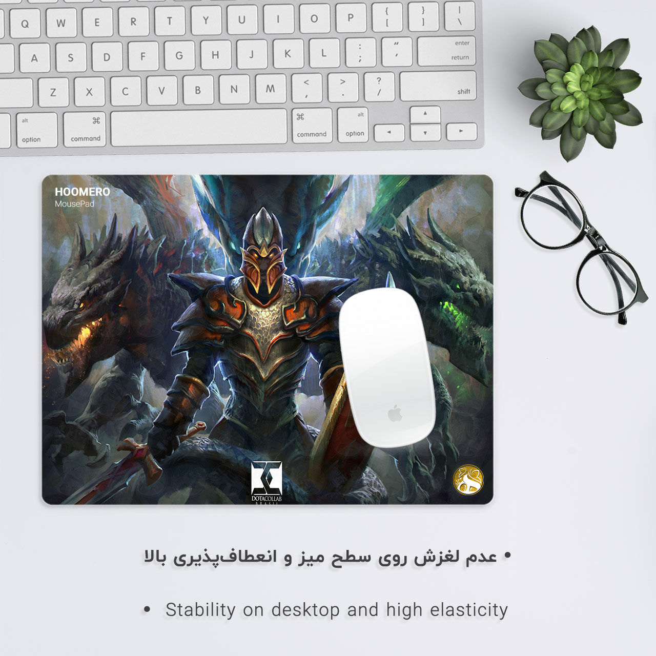 ماوس پد هومرو طرح بازی Dota 2 مدل A1828