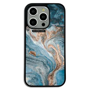 AKAM AMCWA15PRO-MARBEL14 Cover For Apple iPhone 15 Pro