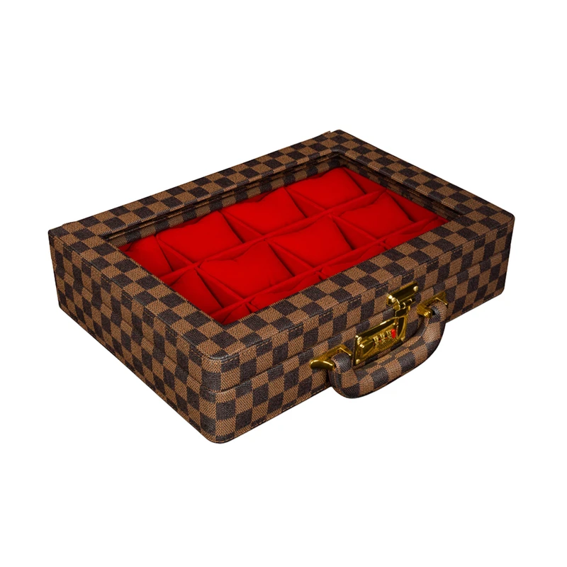 جعبه ساعت مدل  12 خانه چرمی کیف سامسونتی کد TW-2481