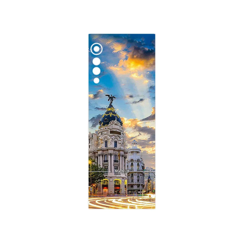 برچسب پوششی ماهوت مدل City of Madrid مناسب برای گوشی موبایل ال جی Velvet 5G