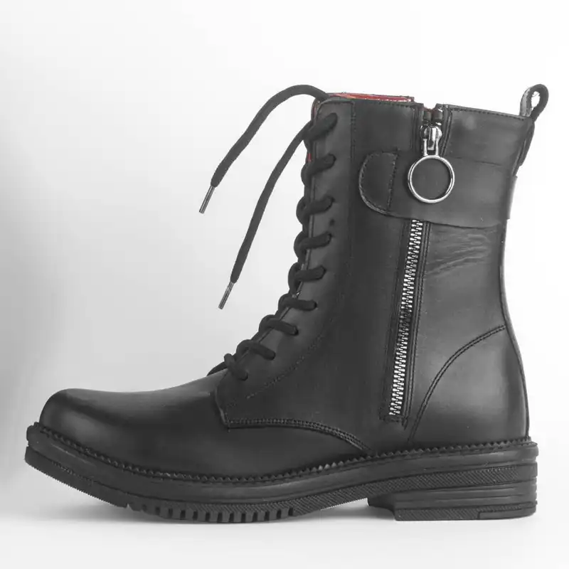 نیم بوت زنانه چرم آفتاب مدل S 406