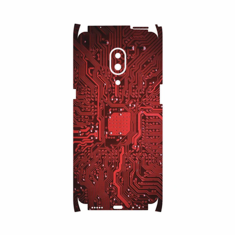 برچسب پوششی ماهوت مدل Red Printed Circuit Board-FullSkin مناسب برای گوشی موبایل لنوو Z5 Pro