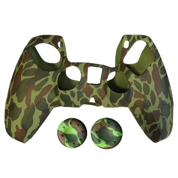 محافظ دسته پلی استیشن 5 مدل Army_Gr به همراه روکش آنالوگ
