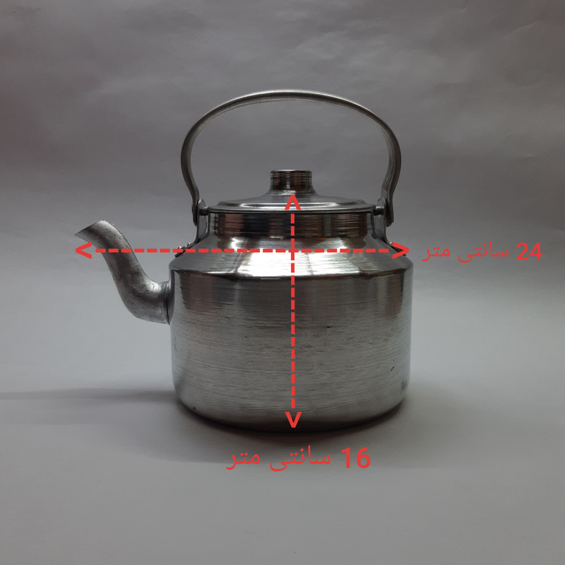 قوری مدل آلومینیومی کد 16C قوری مدل آلومینیومی کد 16C