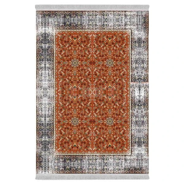 فرش پارچه‌ای دفه مدل  فرشینه طرح مدرن کد 1025