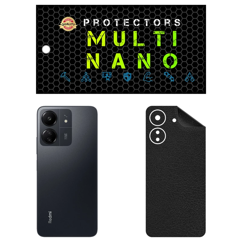 برچسب پوششی مولتی نانو طرح چرم مدل X-F1L مناسب برای گوشی موبایل شیائومی Redmi 13C