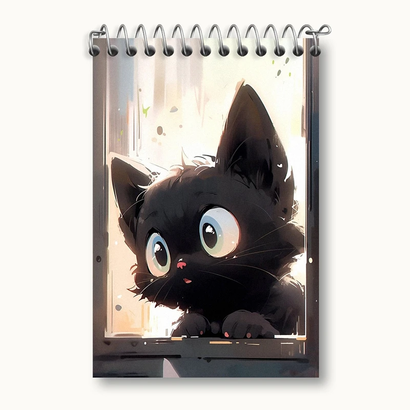 دفتر یادداشت 50 برگ خندالو مدل گربه (Cat) کد F924