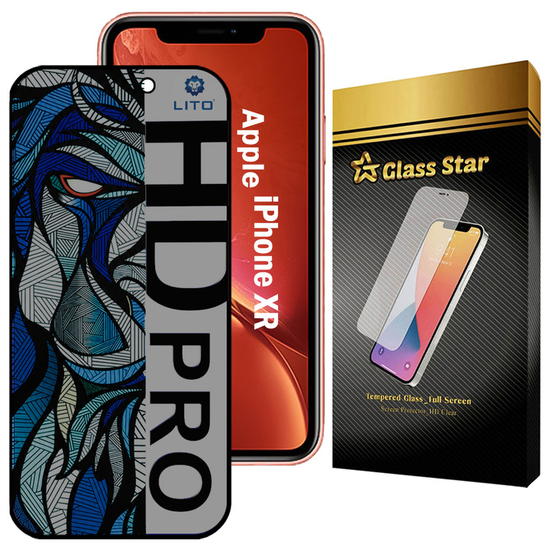 محافظ صفحه نمایش گلس استار مدل LITOPRVG مناسب برای گوشی موبایل اپل iPhone XR
