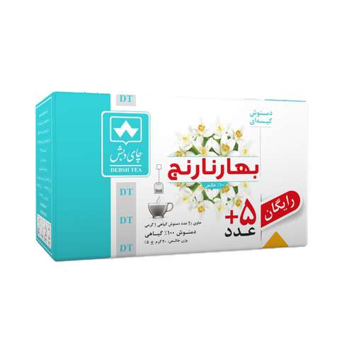 دمنوش کیسه ای بهارنارنج چای دبش بسته 25 عددی