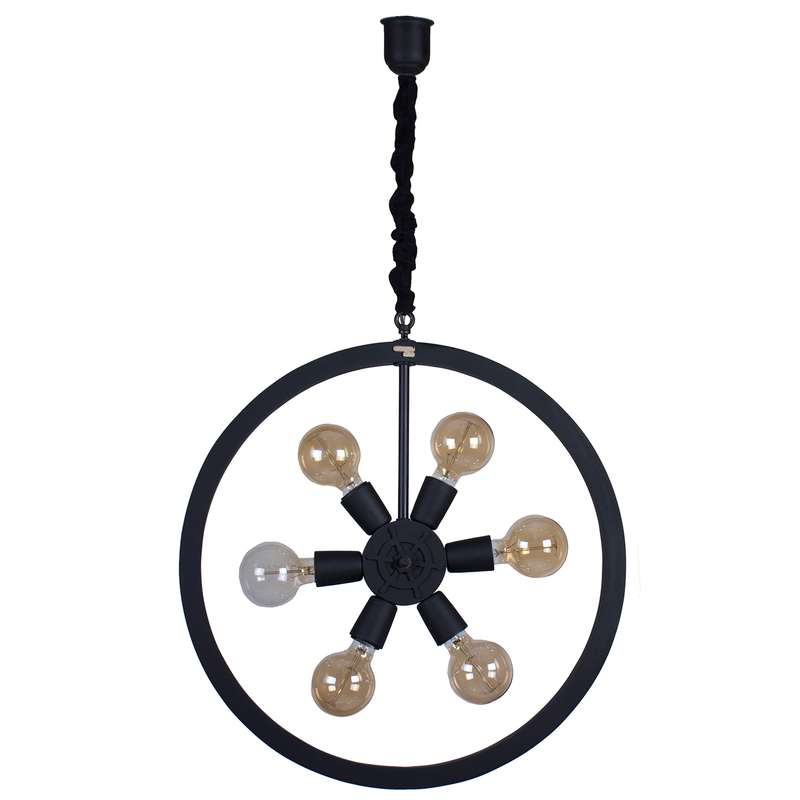 لوستر چوبینسان مدل خورشید کد B 23/06