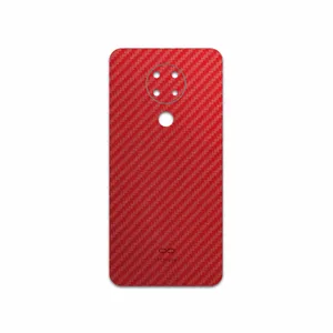 MAHOOT Red-Fiber Cover Sticker for Nokia 3.4