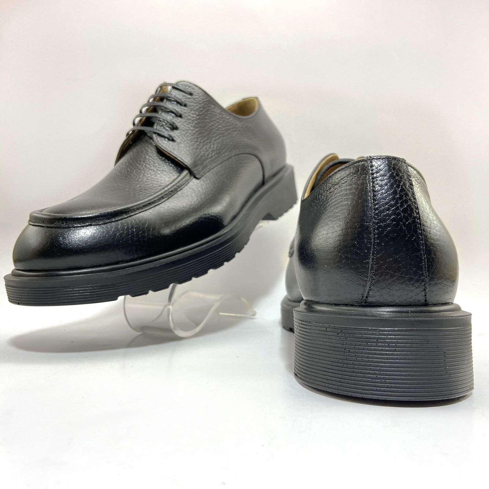 کفش مردانه کرمانی مدل چرم دستدوز فلوتر کد 84110 رنگ مشکی - - 5