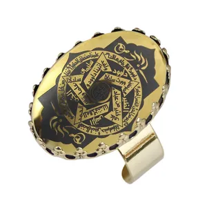 انگشتر زنانه مدل حدید ستاره سلیمان کد 90871