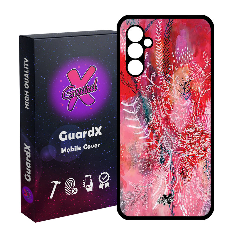 کاور گارد ایکس طرح گل مدل Glass10282 مناسب برای گوشی موبایل سامسونگ Galaxy A24/A24 4G/M34 5G