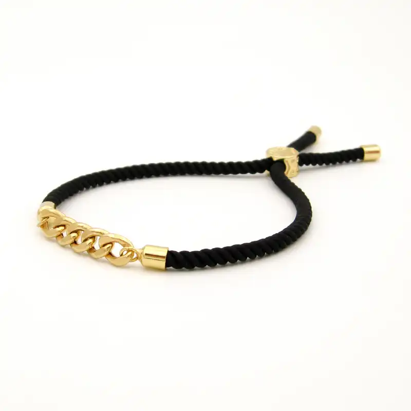 دستبند طلا 18 عیار زنانه مانچو کد bfg211