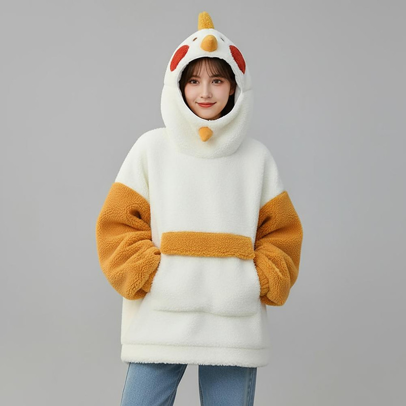 هودی زنانه مدل فانتزی خروس