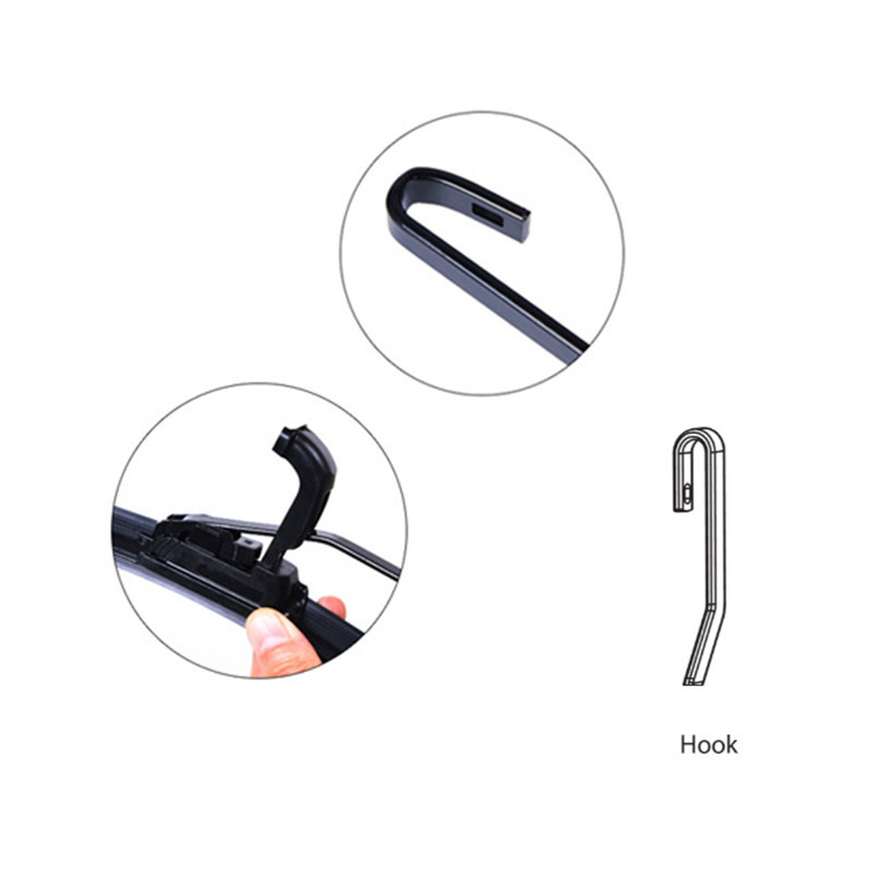 تیغه برف پاک‌کن پاسیکو مدل FLAT PRO مناسب برای تیبا بسته 2 عددی