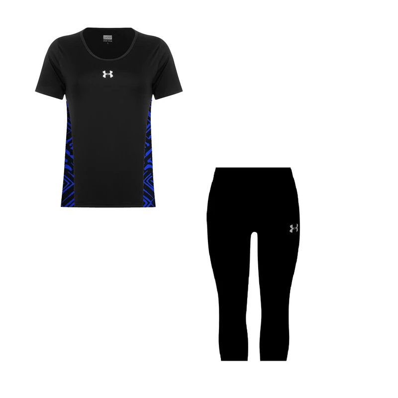 ست تی‌شرت و شلوارک ورزشی زنانه مدل 7201-3101