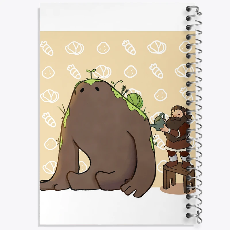 دفتر نقاشی 50 برگ خندالو طرح سنشی انیمه خوشمزه در سیاه چال کد 35891