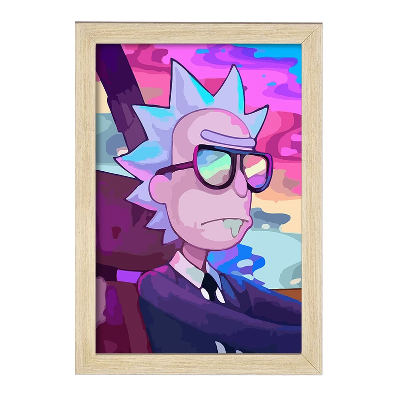 تابلو خندالو مدل انیمیشن ریک و مورتی Rick and Mort کد 26389