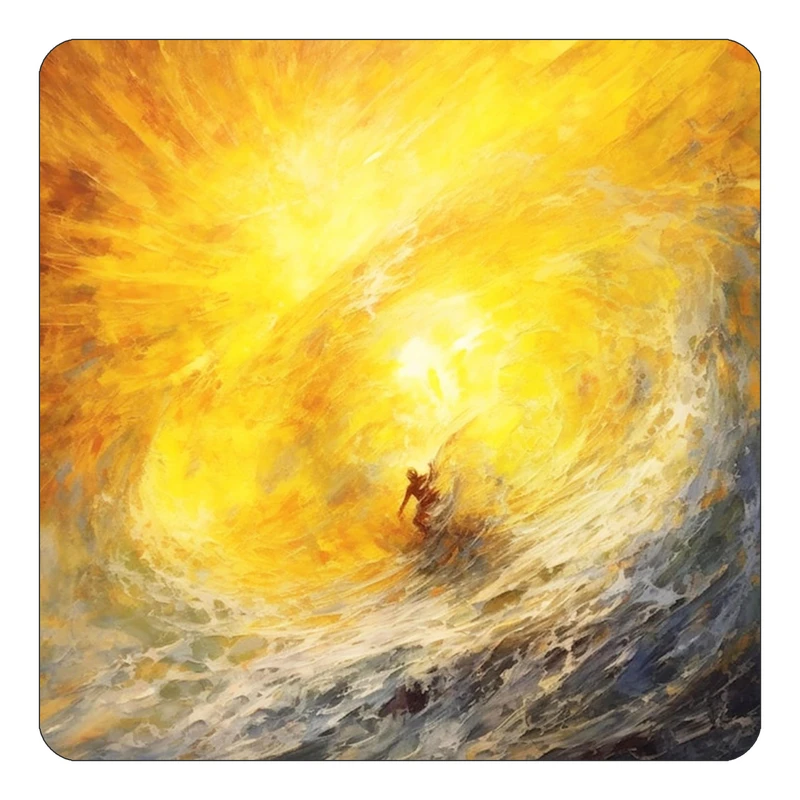 مگنت کاکتی طرح نقاشی رنگ روغن مدل mp72483