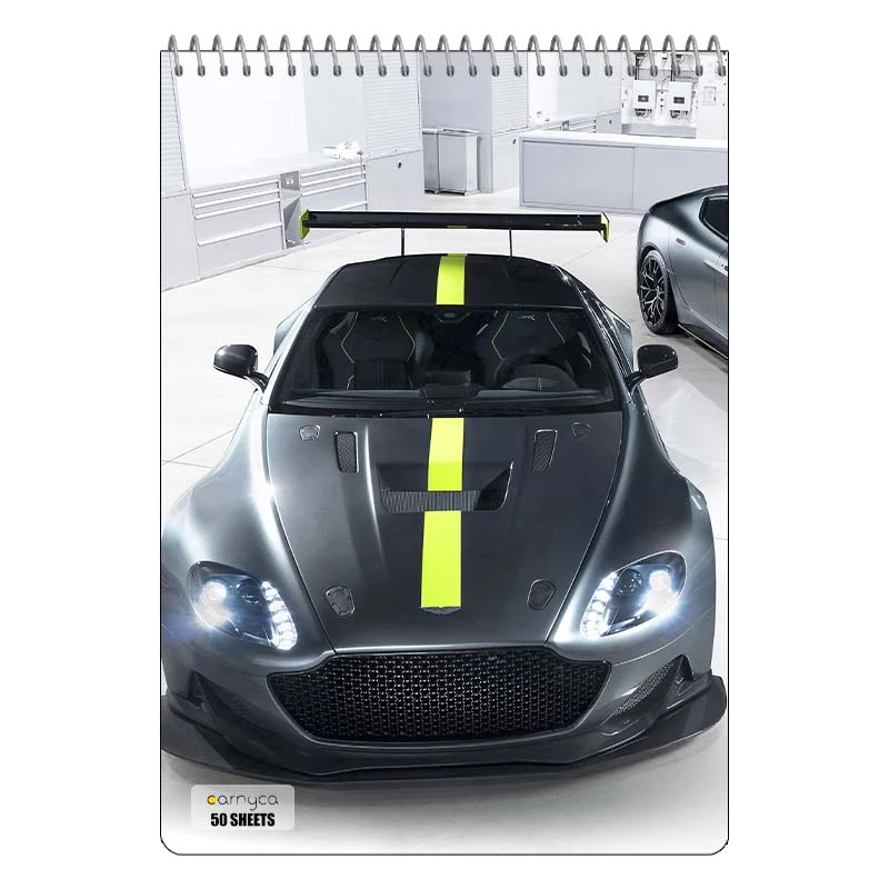 دفتر نقاشی 50 برگ سیمی کارنیکا طرح استون مارتین Aston Martin کد 71338
