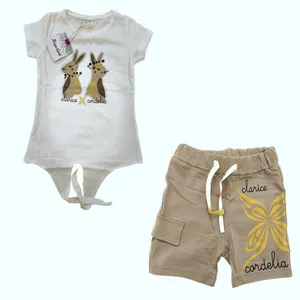 ست تی شرت و شلوارک دخترانه مدل خرگوش