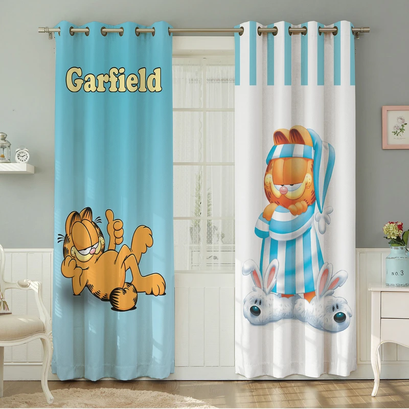 پرده نیروانا طرح کودک  مدل مخمل کد 8143 سایز 140×280 سانتی متر