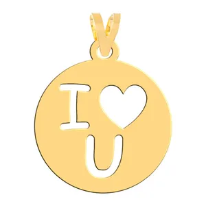 آویز گردنبند طلا 18 عیار زنانه فرشته مدل طرح  WNL-000395LOVE 