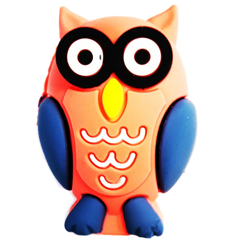 تراش مدل سیلیکونی طرح جغد رنگی