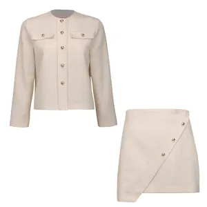 ست کت و دامن زنانه حانیا دیزاین مدل 0011