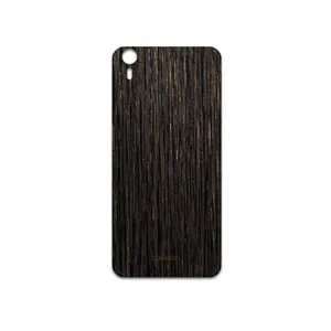 MAHOOT Dark-Gold-Stripes-Wood Cover Sticker for HTC Desire Eye