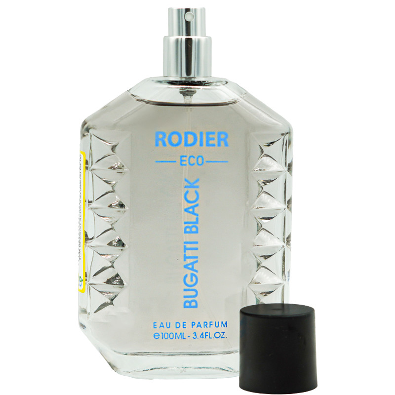 ادوپرفیوم مردانه رودیر مدل BUGATTI BLACK با رایحه گرم حجم 100 میلی لیتر