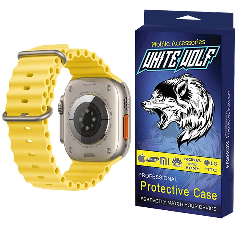 بند وایت ولف مدل WB-Ocean مناسب برای ساعت هوشمند T55