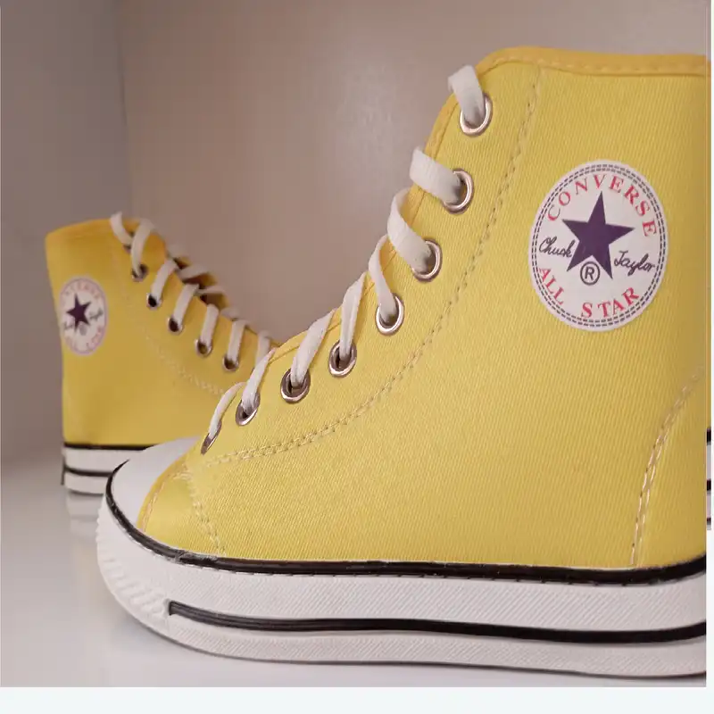 کفش راحتی زنانه مدل الستار کد 241 ALLSTAR  رنگ زرد