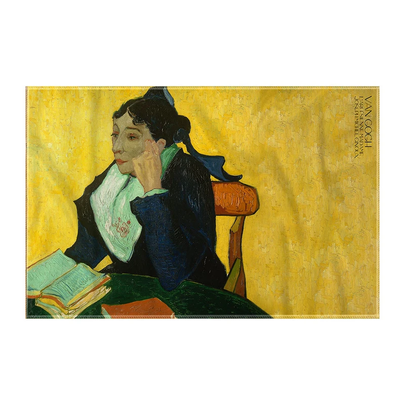 کاغذ کادو ترمه طراحان ایده مدل خانم جوزف میشل ژینوکس از ونگوگ کد art0057