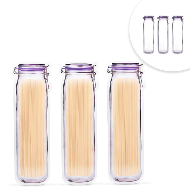 کیسه زیپ دار مدل L-Bottle بسته 3 عددی