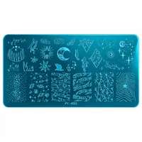 شابلون طراحی ناخن کد 11