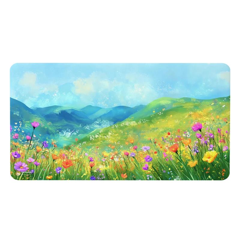 ماوس پد هومرو مدل MX2698 طرح نقاشی طبیعت و منظره ی گل 